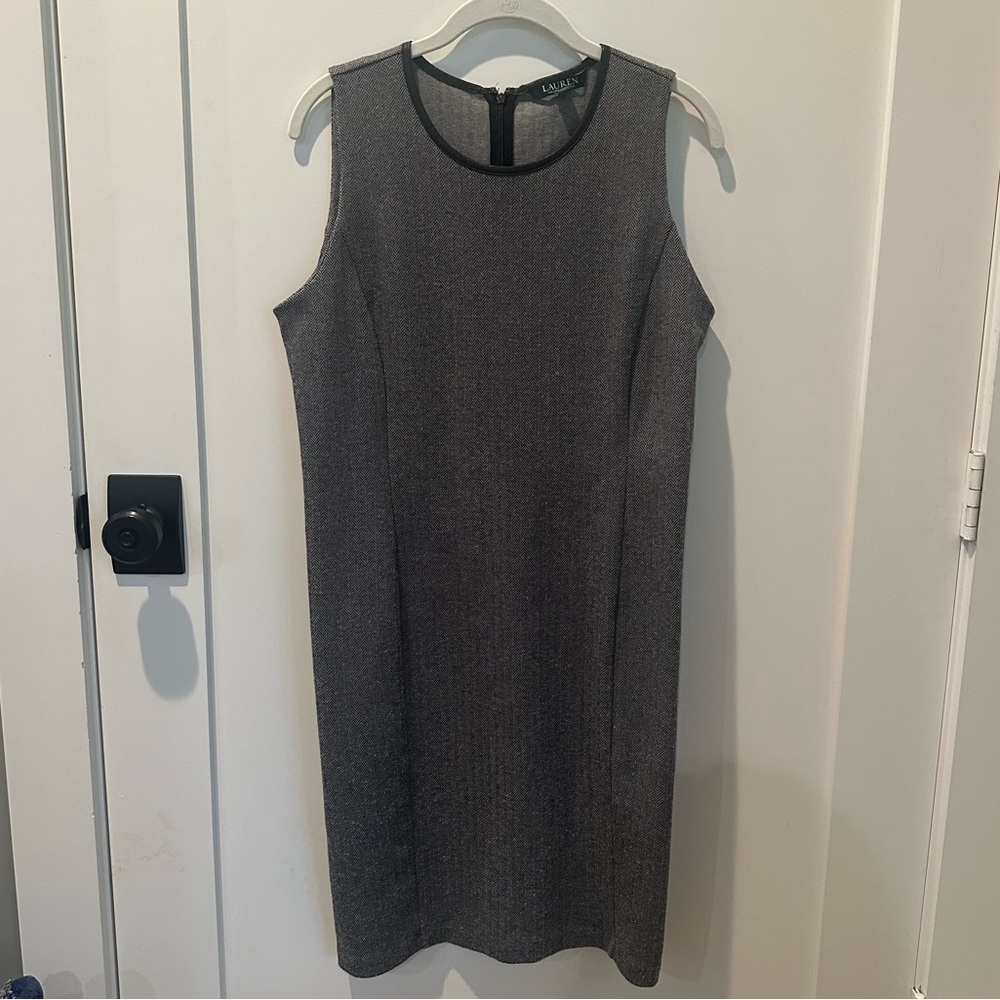 Ralph Lauren Sleeveless Sheath Dress | Size Petite Large